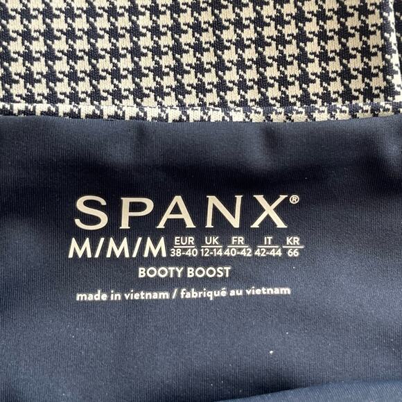 Spanx booty boost high rise houndstooth leggings medium - Picture 10 of 11